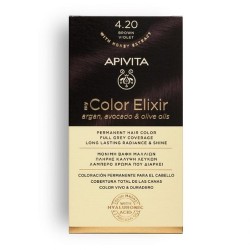 Apivita My Color Elixir Kit Βαφή Μαλλιών No 4.20 Καστανό Βιολετί
